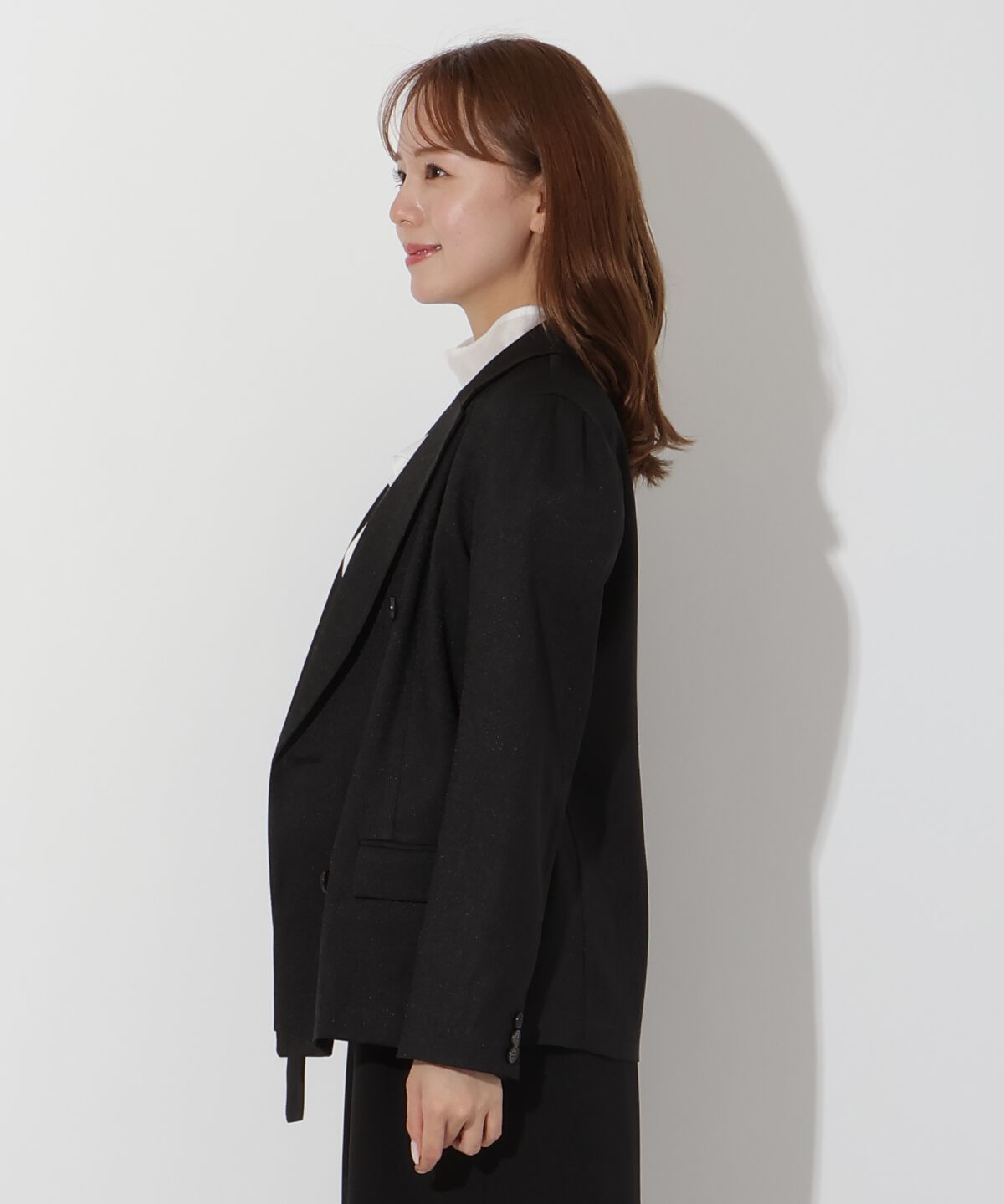 アンドクチュール「麻調テーラードジャケット」|テーラードジャケット|