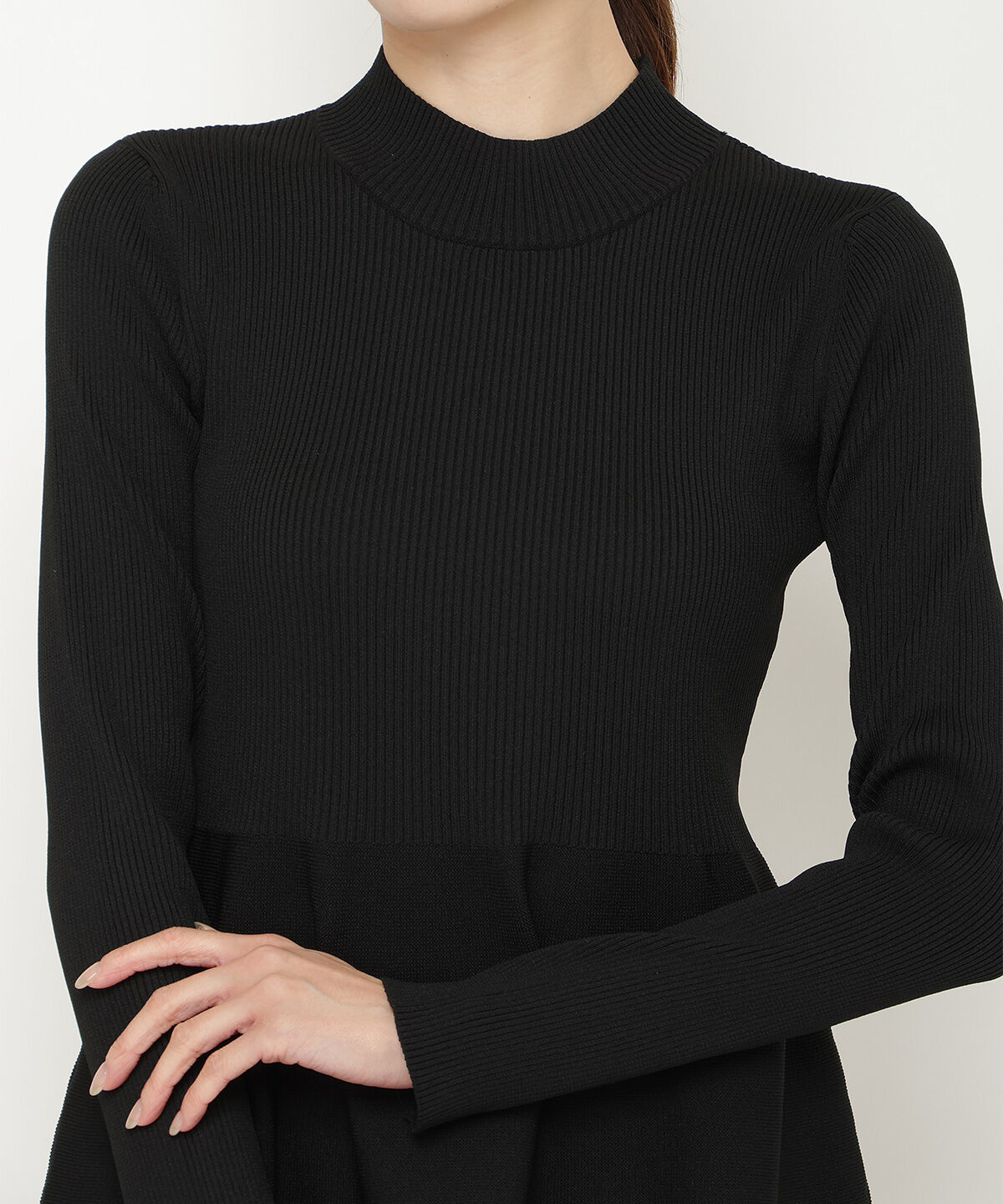 アンドクチュール「布帛ティアードドッキングワンピース」|ワンピース|