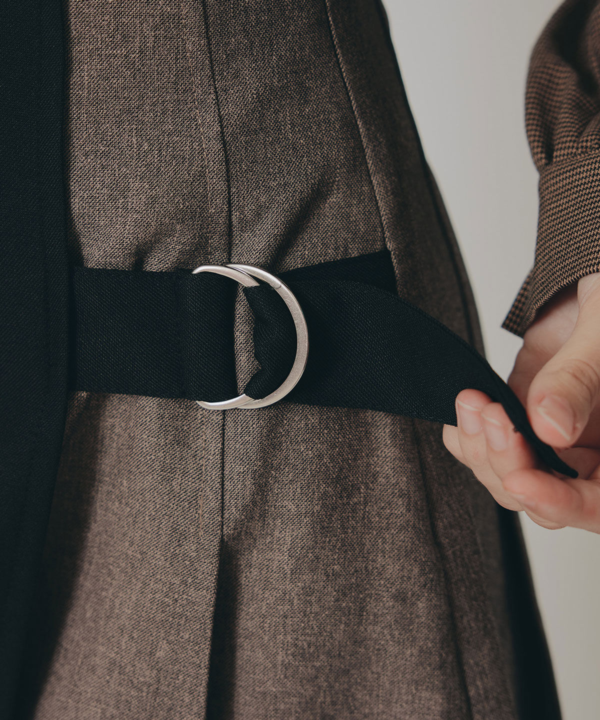 REDYAZEL「バイカラーアシメプリーツミニスカート」|フレア|