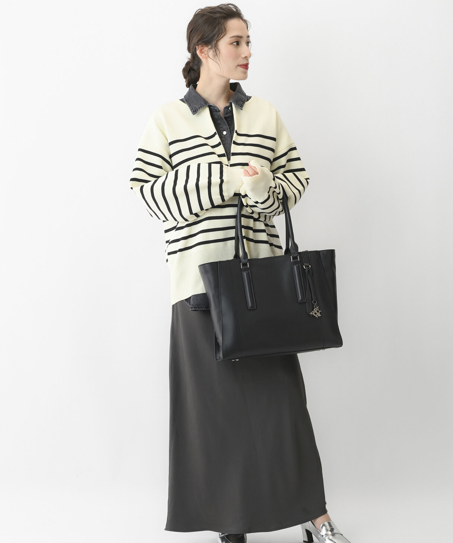 W&.Day/Night「W&.Day/Night グルマンキー レザートート A4サイズ 13.3インチPC収納 19001」|トートバッグ|