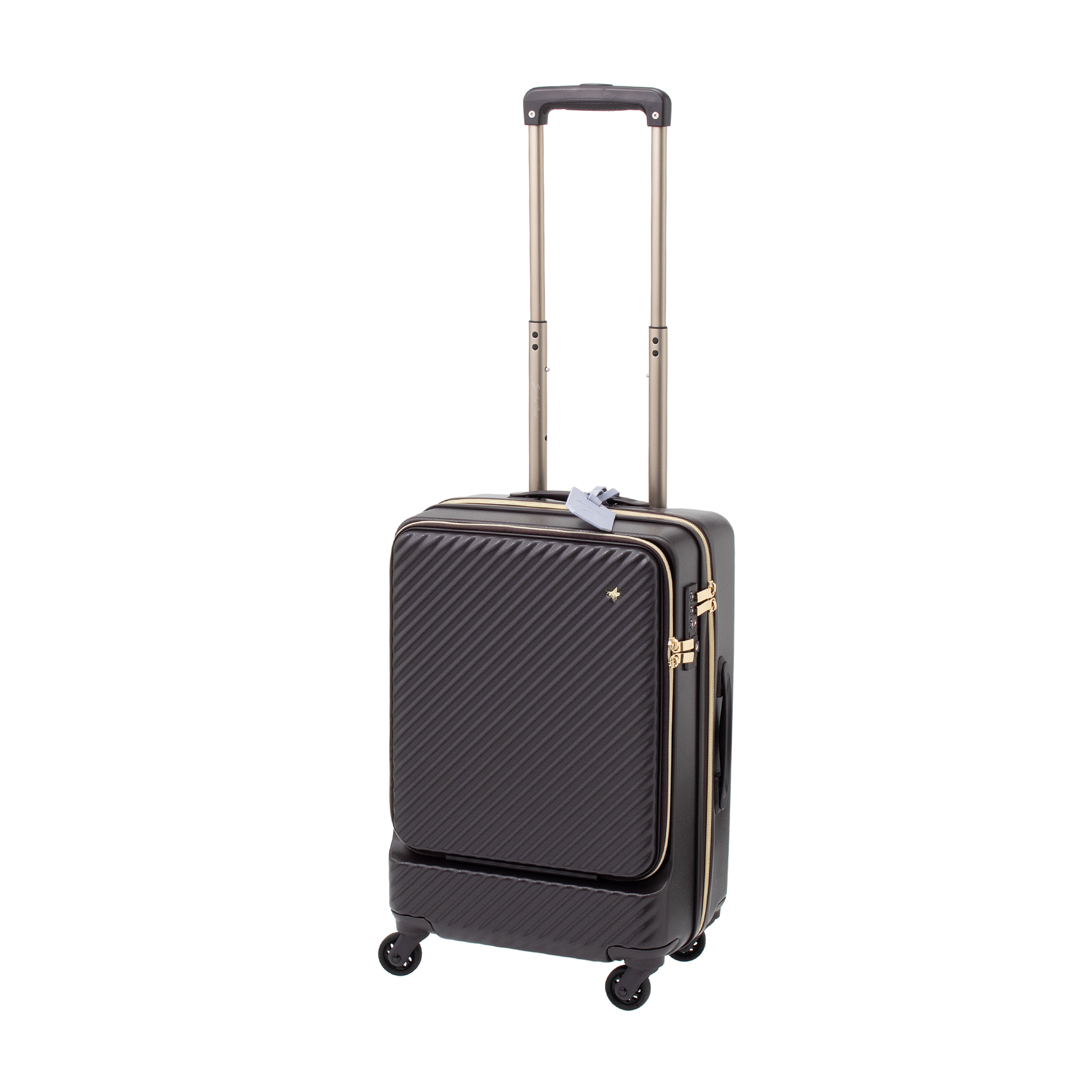 Jewelna Rose「Jewelna Rose HaNT &times;Jewelna Rose コラボ スーツケース 機内持ち込み フロントオープン 34L 06820」|キャリーケース|