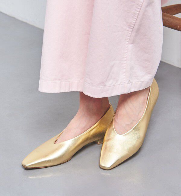 UNITED ARROWS「スクエア ポインテッド フラットシューズ」|パンプス|