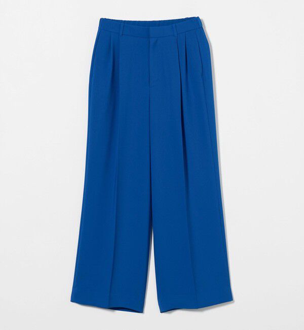 UNITED ARROWS「ポリエステル 2タック ワイドパンツ」|スラックス|