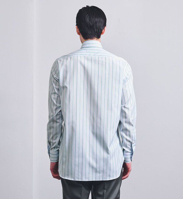 UNITED ARROWS「イージーケア AG マルチストライプ セミワイドカラーシャツ -抗菌防臭-」|シャツ・ブラウス|