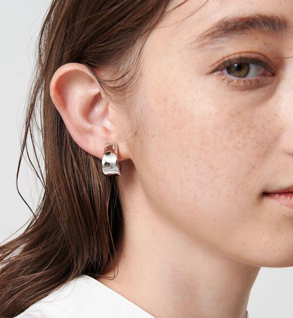 UNITED ARROWS「Jシェイプ イヤリング」|イヤリング|