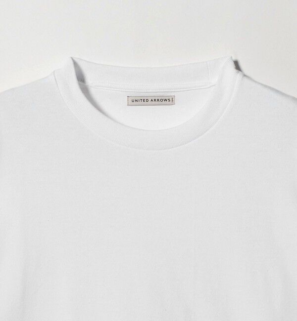 UNITED ARROWS「SARROWS オーガニックコットン クルーネック ロングスリーブ Tシャツ」|Tシャツ・カットソー|