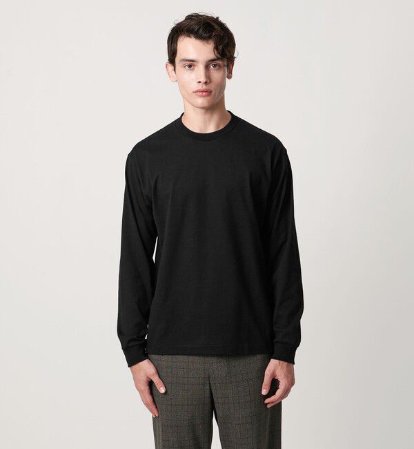 UNITED ARROWS「SARROWS オーガニックコットン クルーネック ロングスリーブ Tシャツ」|Tシャツ・カットソー|