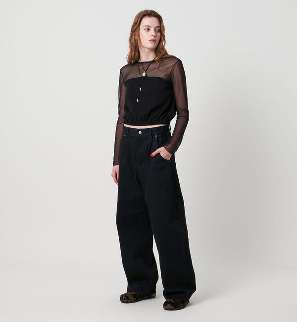 ASTRAET「＜ASTRAET＞1タック バルーン デニムパンツ」|デニム|