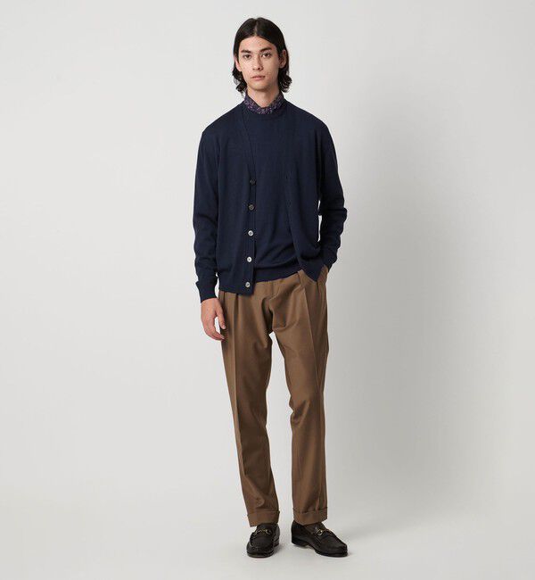 UNITED ARROWS「ウール ハイゲージ カーディガン」|カーディガン|