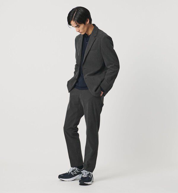 UNITED ARROWS「ライト コーデュロイ ノープリーツパンツ UA COZY ウォッシャブル ヨコストレッチ」|スーツ|