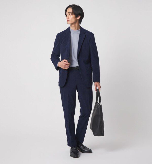 UNITED ARROWS「ライト コーデュロイ ノープリーツパンツ UA COZY ウォッシャブル ヨコストレッチ」|スーツ|