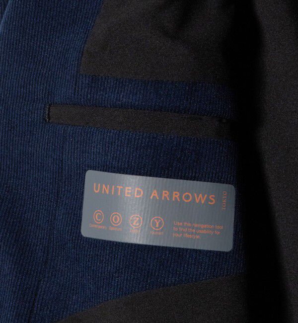 UNITED ARROWS「ライト コーデュロイ シングル 2ボタン テーラードジャケット UA COZY ウォッシャブル ヨコストレッチ」|スーツ|