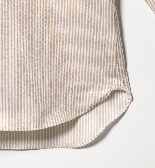 UNITED ARROWS「イージーケア AG ファンシーストライプ ラウンドレギュラーカラー シャツ ー抗菌防臭ー」|シャツ・ブラウス|