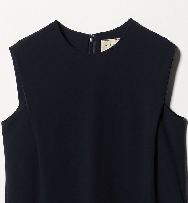 UNITED ARROWS「Drapy タック ノースリーブワンピース」|ワンピース|