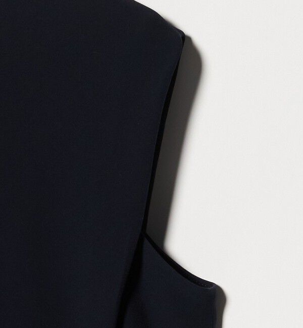 UNITED ARROWS「Drapy タック ノースリーブワンピース」|ワンピース|