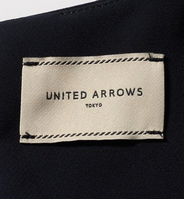 UNITED ARROWS「Drapy タック ノースリーブワンピース」|ワンピース|