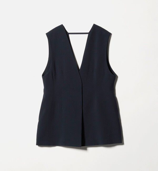 UNITED ARROWS「COMFY ベスト ‐防汚 UVカット ウォッシャブル‐」|ベスト・ジレ|NAVY