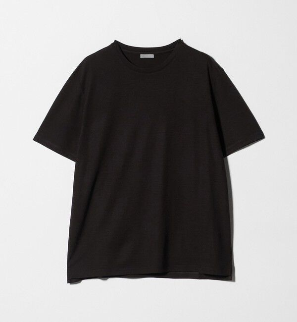 UNITED ARROWS「【別注】＜nomiamo＞ ウール ショートスリーブ クルーネック Tシャツ」|Tシャツ・カットソー|DK.BROWN