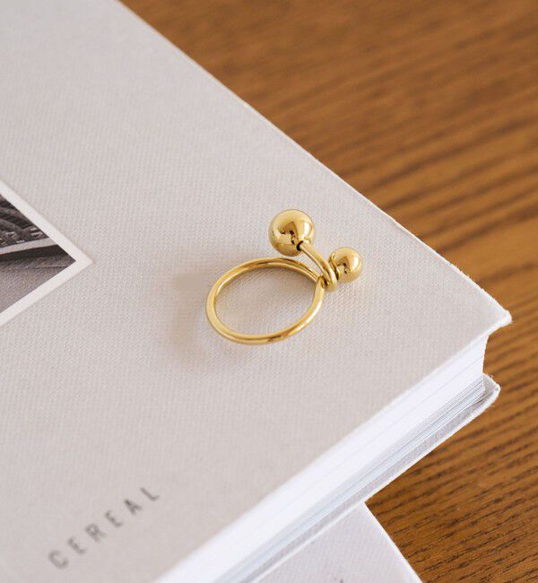 UNITED ARROWS green label relaxing「【WEB限定】ボール モチーフ リング」|リング|GOLD