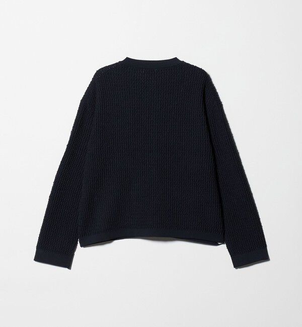 UNITED ARROWS green label relaxing「パイピング ノーカラー ニット カーディガン」|カーディガン|