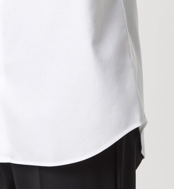 UNITED ARROWS green label relaxing「コットン ヘリンボーン ワイドカラー ドレスシャツ -形態安定-」|シャツ・ブラウス|