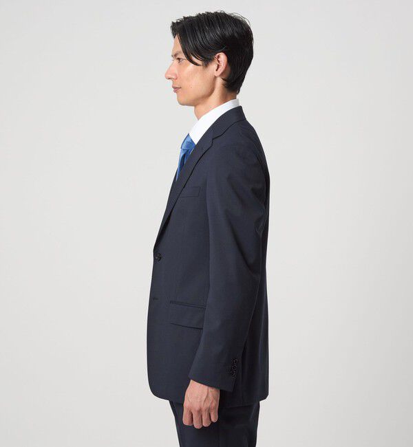 UNITED ARROWS green label relaxing「MODERATION SUIT 2B HC/BW- モデレーション スーツ ジャケット ＆ パンツ 上下セット 裾仕上げ済 -ストレッ」|スーツ|