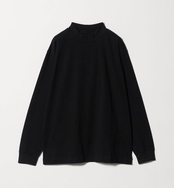 UNITED ARROWS green label relaxing「LONG FIBER COTTON クリア モックネック 長袖 Tシャツ」|Tシャツ・カットソー|