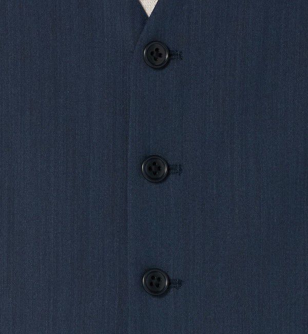 UNITED ARROWS green label relaxing「A+ TWPU トロピカル無地 スリム 5B セットアップ ベスト -ウォッシャブル-」|スーツ|