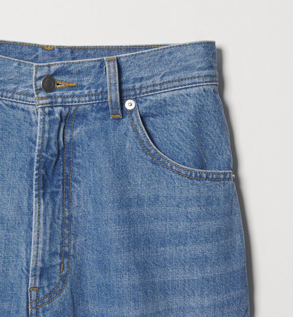 EMMEL REFINES「＜EMMEL REFINES＞EM ハイウエスト ワイド デニム」|チノ|