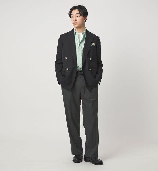 UNITED ARROWS green label relaxing「コットン ブロード ガーメントダイ レギュラーカラー 長袖 シャツ」|シャツ・ブラウス|