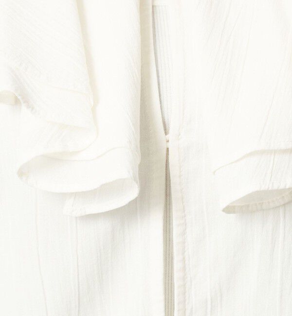 UNITED ARROWS green label relaxing「100/2 ラッフルカラー ブラウス」|シャツ・ブラウス|