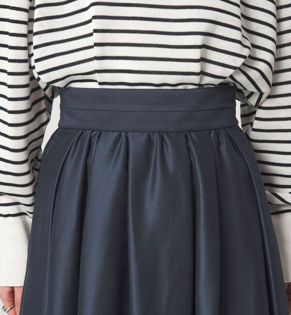 UNITED ARROWS green label relaxing「カールマイヤー タック ギャザー スカート」|フレア|