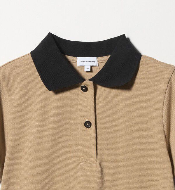 UNITED ARROWS green label relaxing「バイカラー カノコ ポロワンピース / キッズ  140cm-160cm」|ワンピース|