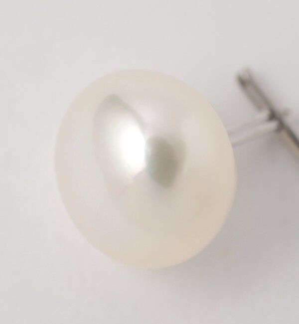 BEAUTY&YOUTH UNITED ARROWS「＜BAQLESS＞ボタンパール ピアス」|ピアス|