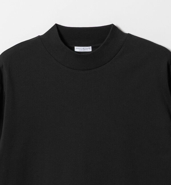 BEAUTY&YOUTH UNITED ARROWS「【WEB限定 WARDROBE SMART】クリア ガスコットン モックネック カットソー【抗菌・防臭】」|Tシャツ・カットソー|