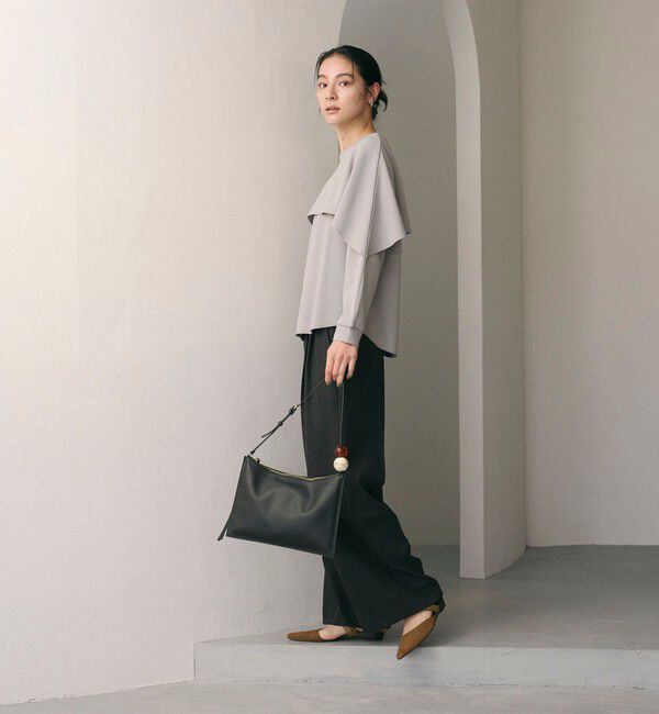 BEAUTY&YOUTH UNITED ARROWS「【WEB限定 Wardrobe DAILY MINIMAL】ケープフリル レイヤーカットソー」|Tシャツ・カットソー|