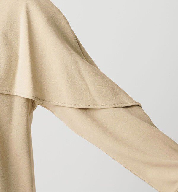 BEAUTY&YOUTH UNITED ARROWS「【WEB限定 Wardrobe DAILY MINIMAL】ケープフリル レイヤーカットソー」|Tシャツ・カットソー|