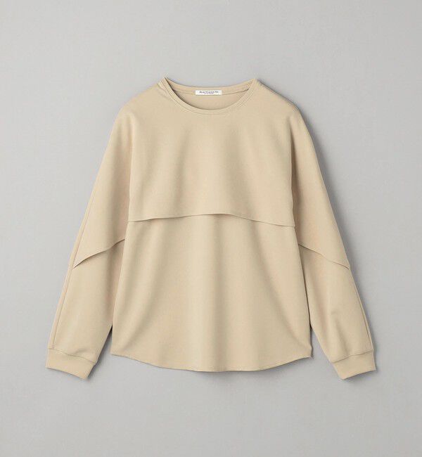 BEAUTY&YOUTH UNITED ARROWS「【WEB限定 Wardrobe DAILY MINIMAL】ケープフリル レイヤーカットソー」|Tシャツ・カットソー|