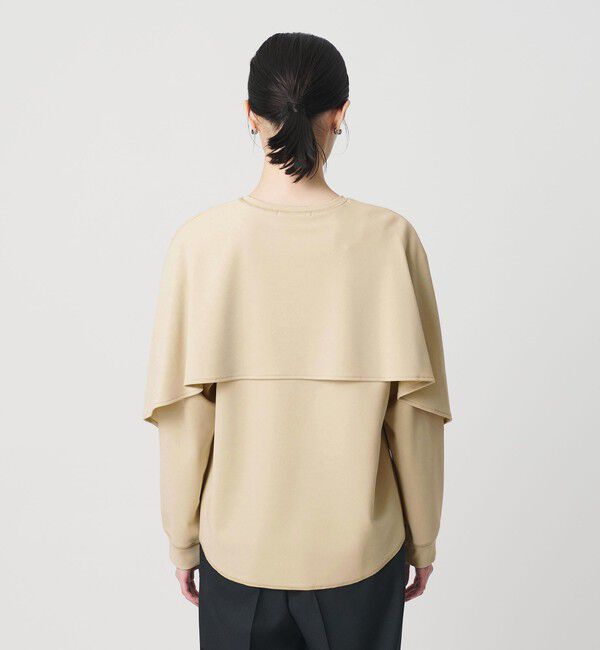BEAUTY&YOUTH UNITED ARROWS「【WEB限定 Wardrobe DAILY MINIMAL】ケープフリル レイヤーカットソー」|Tシャツ・カットソー|