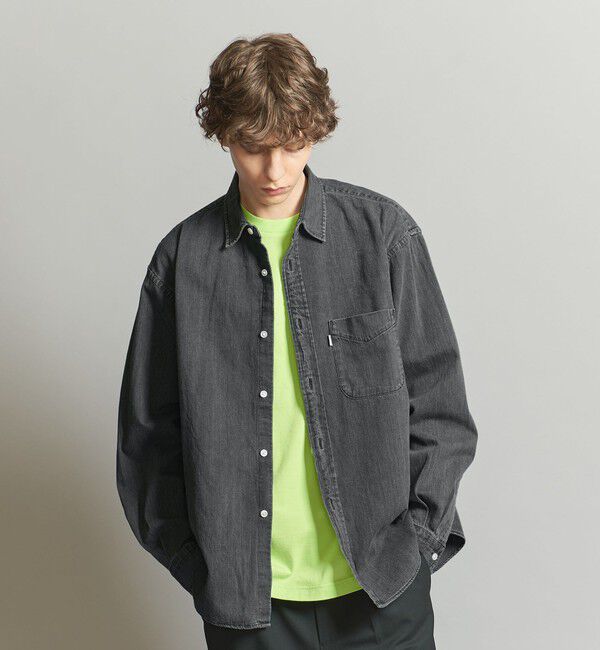 California General Store「＜CGS.＞オーガニック コットン デニム A.N レギュラーカラー シャツ」|シャツ・ブラウス|