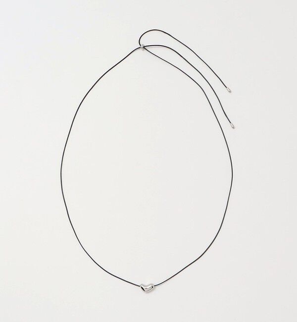 BEAUTY&YOUTH UNITED ARROWS「ユニークハート コードスライダーネックレス」|ネックレス|