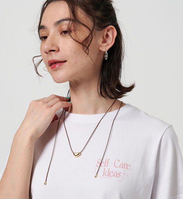 BEAUTY&YOUTH UNITED ARROWS「ユニークハート コードスライダーネックレス」|ネックレス|