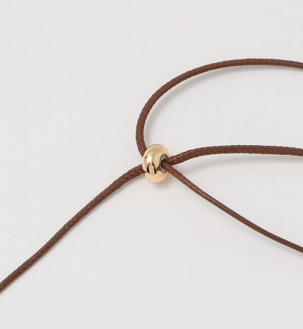 BEAUTY&YOUTH UNITED ARROWS「ユニークハート コードスライダーネックレス」|ネックレス|