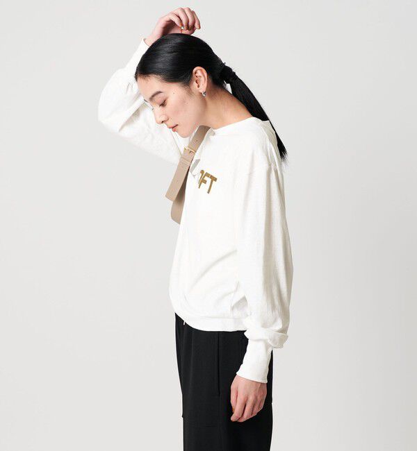 BEAUTY&YOUTH UNITED ARROWS「【別注】＜Americana＞ロゴロングスリーブTシャツ」|Tシャツ・カットソー|