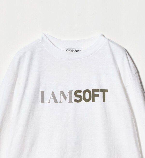 BEAUTY&YOUTH UNITED ARROWS「【別注】＜Americana＞ロゴロングスリーブTシャツ」|Tシャツ・カットソー|