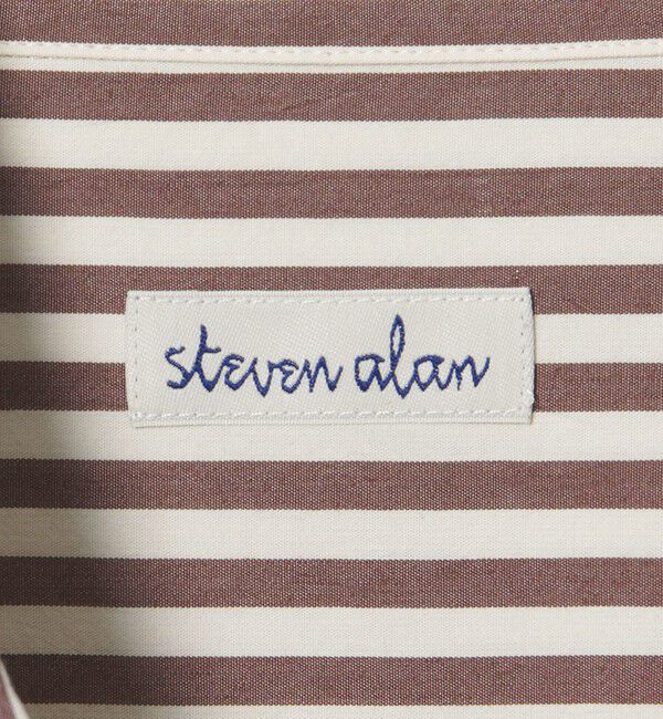 STEVEN ALAN「＜Steven Alan＞コットン キュプラ ストライプ シャツ」|シャツ・ブラウス|
