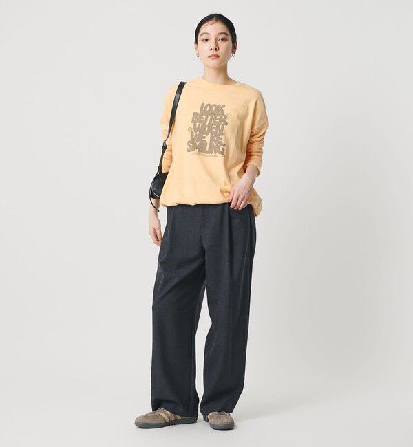 BEAUTY&YOUTH UNITED ARROWS「【別注】＜Americana＞プリント ロングスリーブTシャツ」|Tシャツ・カットソー|