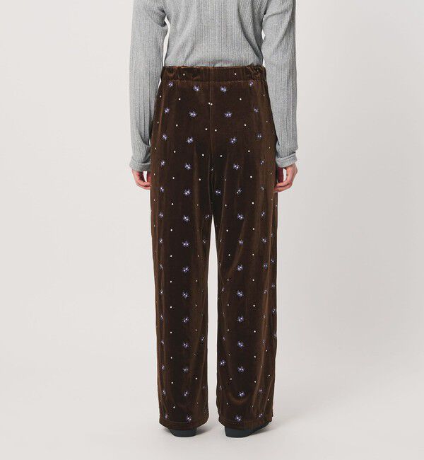 BEAUTY&YOUTH UNITED ARROWS「エンブロイダリー ベロアイージーパンツ ウォッシャブル」|その他|