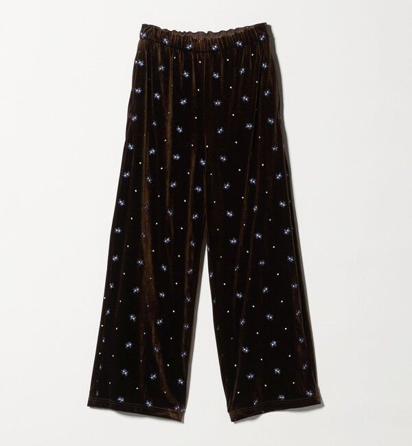 BEAUTY&YOUTH UNITED ARROWS「エンブロイダリー ベロアイージーパンツ ウォッシャブル」|その他|