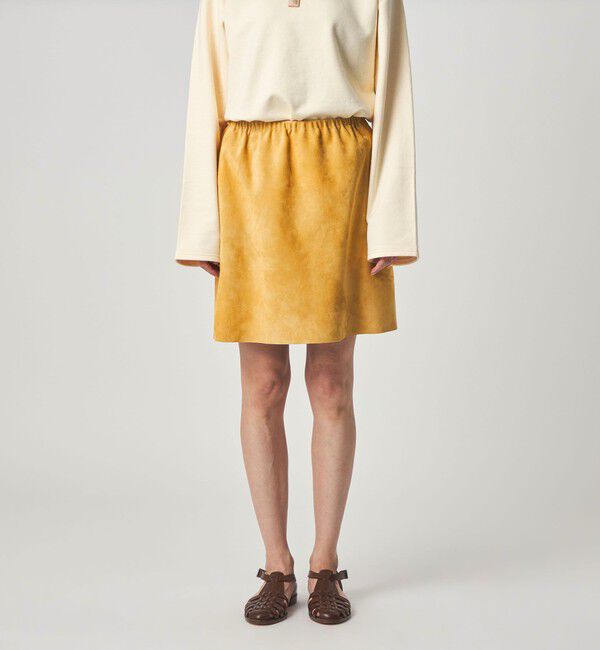 STEVEN ALAN「＜Steven Alan＞スエード イージー ミニスカート」|スカート|